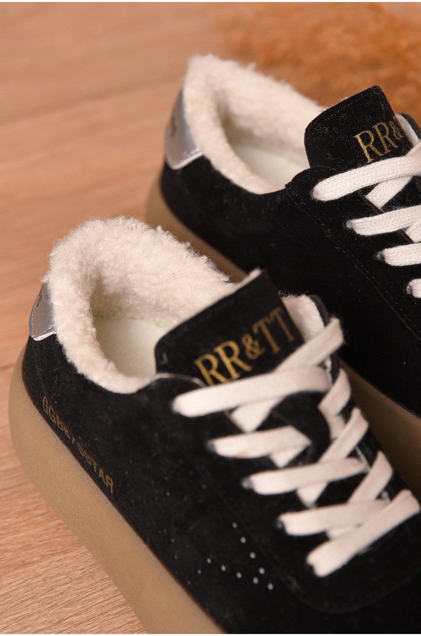 Кроссовки женские демисезонные черного цвета N006 206737