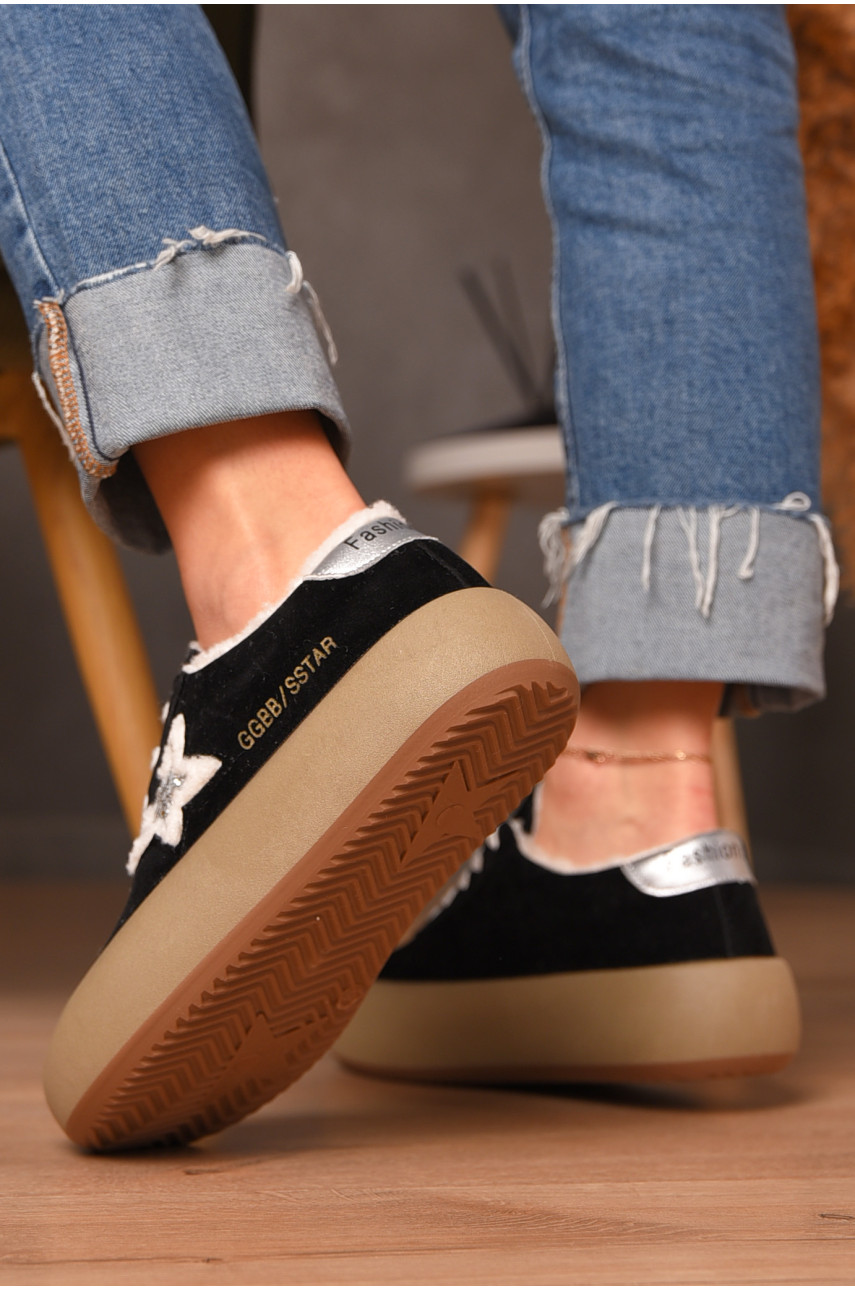 Кроссовки женские демисезонные черного цвета N008 206739