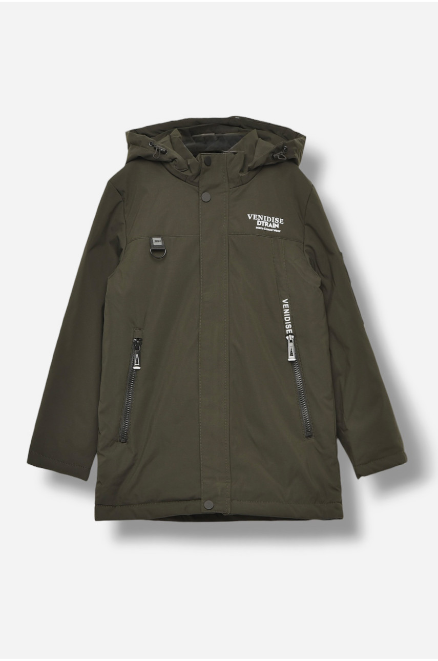 Куртка детская для мальчика еврозима цвета хаки 89172 206740