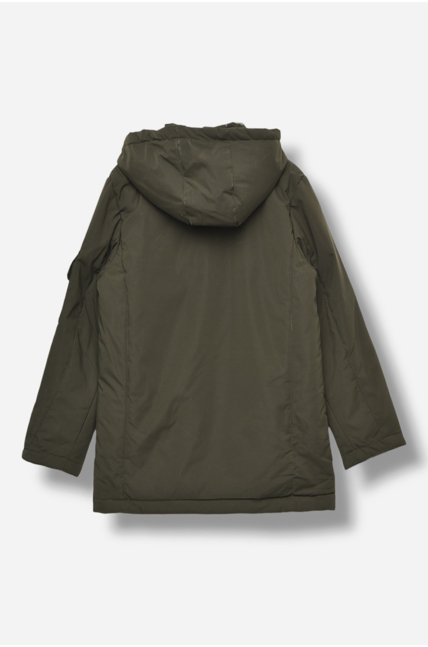 Куртка детская для мальчика еврозима цвета хаки 89172 206740