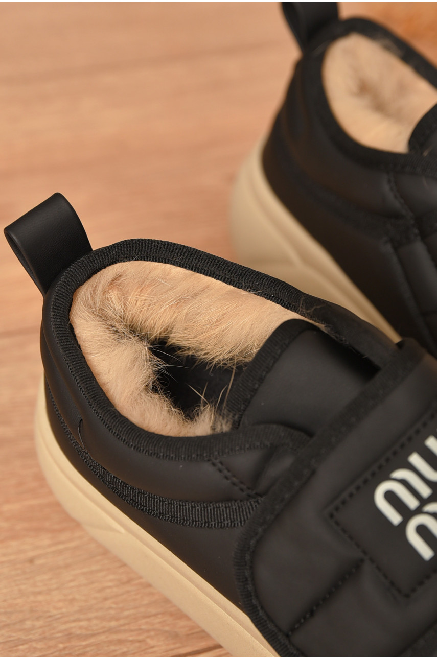 Кроссовки женские демисезонные черного цвета N002 206745