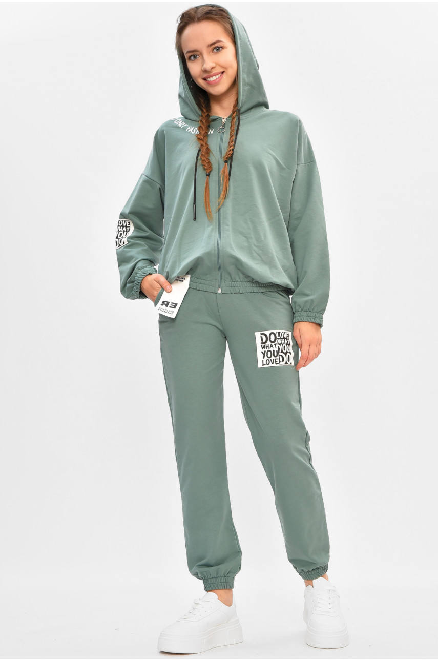 Спортивный костюм подростковый для девочки мятного цвета 240 206755