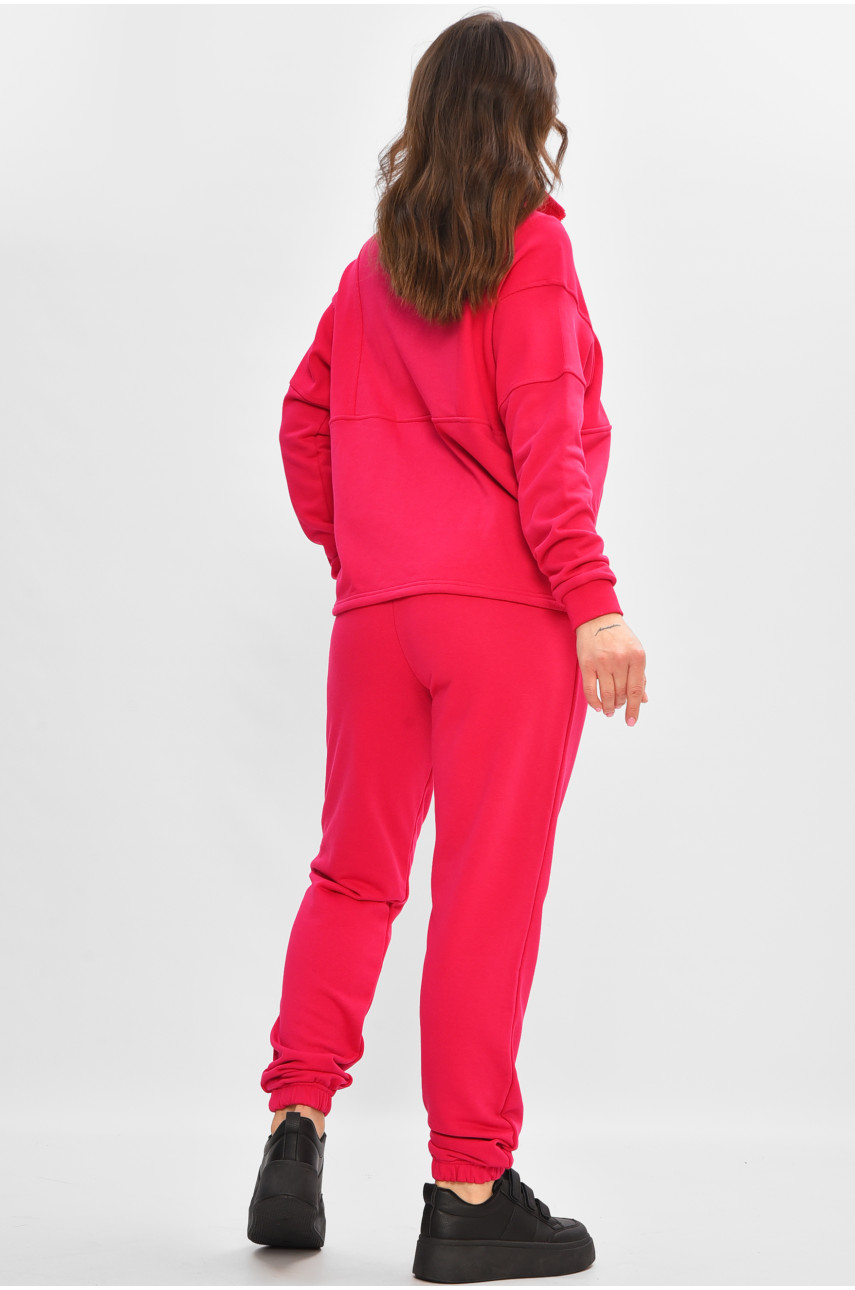 Спортивный костюм женский малинового цвета 206762