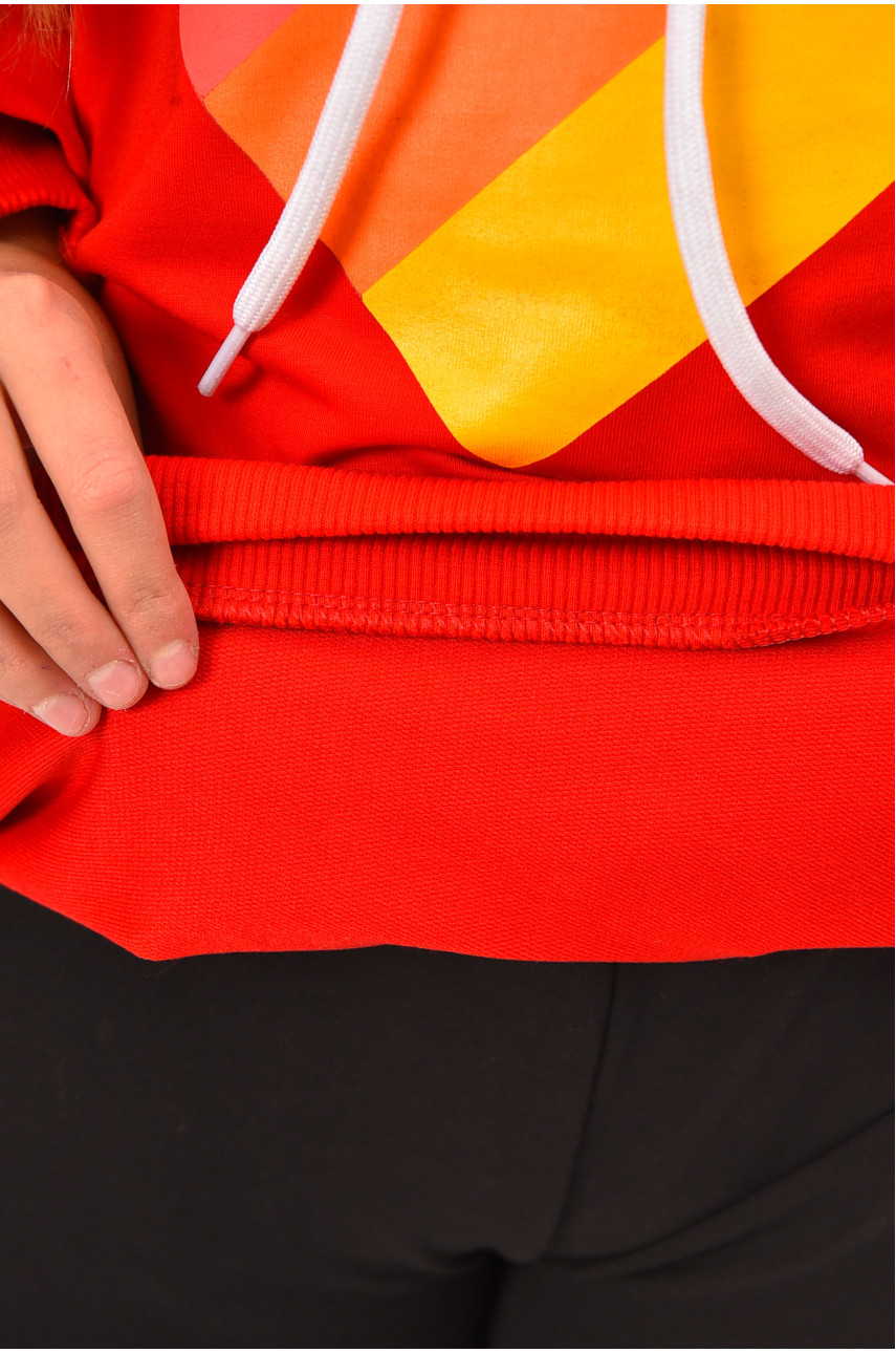 Спортивный костюм подростковый для девочки красного цвета 083 206766