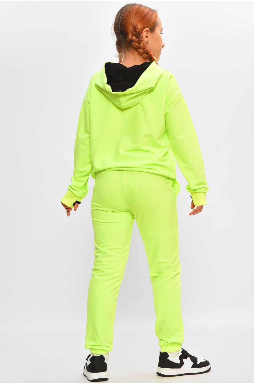 Спортивный костюм детский для девочки салатового цвета 1978 206784