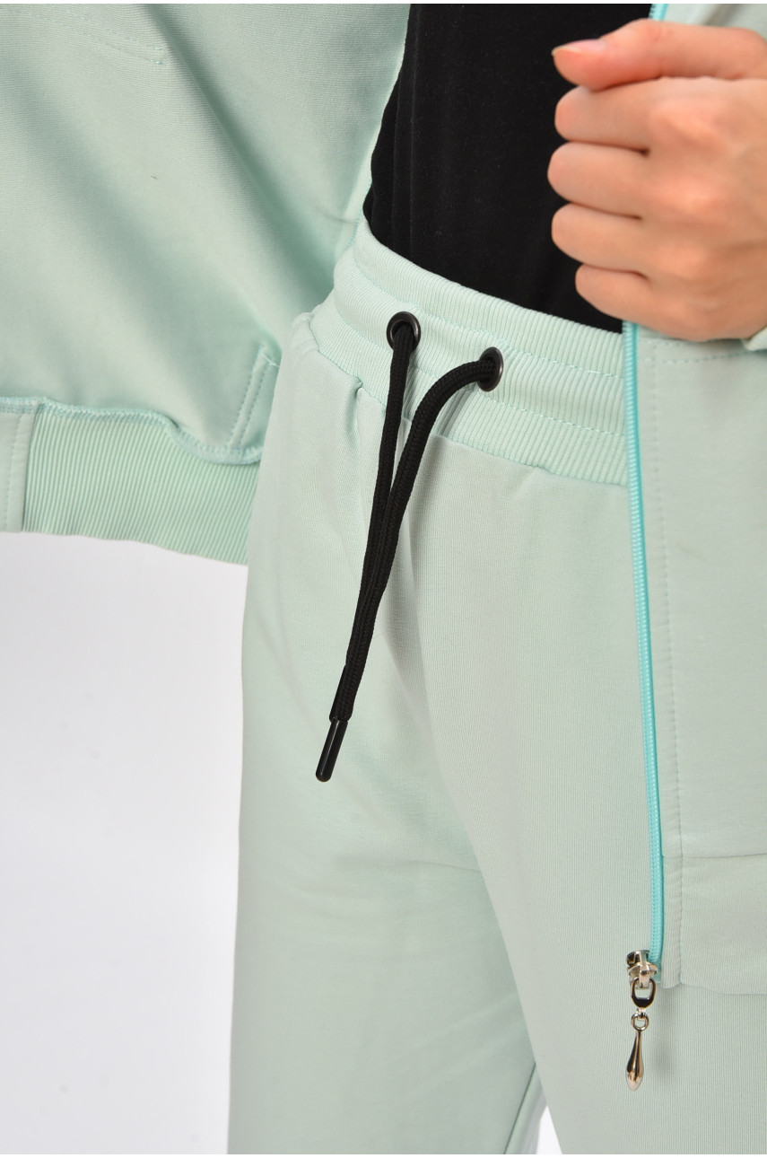 Спортивный костюм подростковый для девочки мятного цвета 564 206796