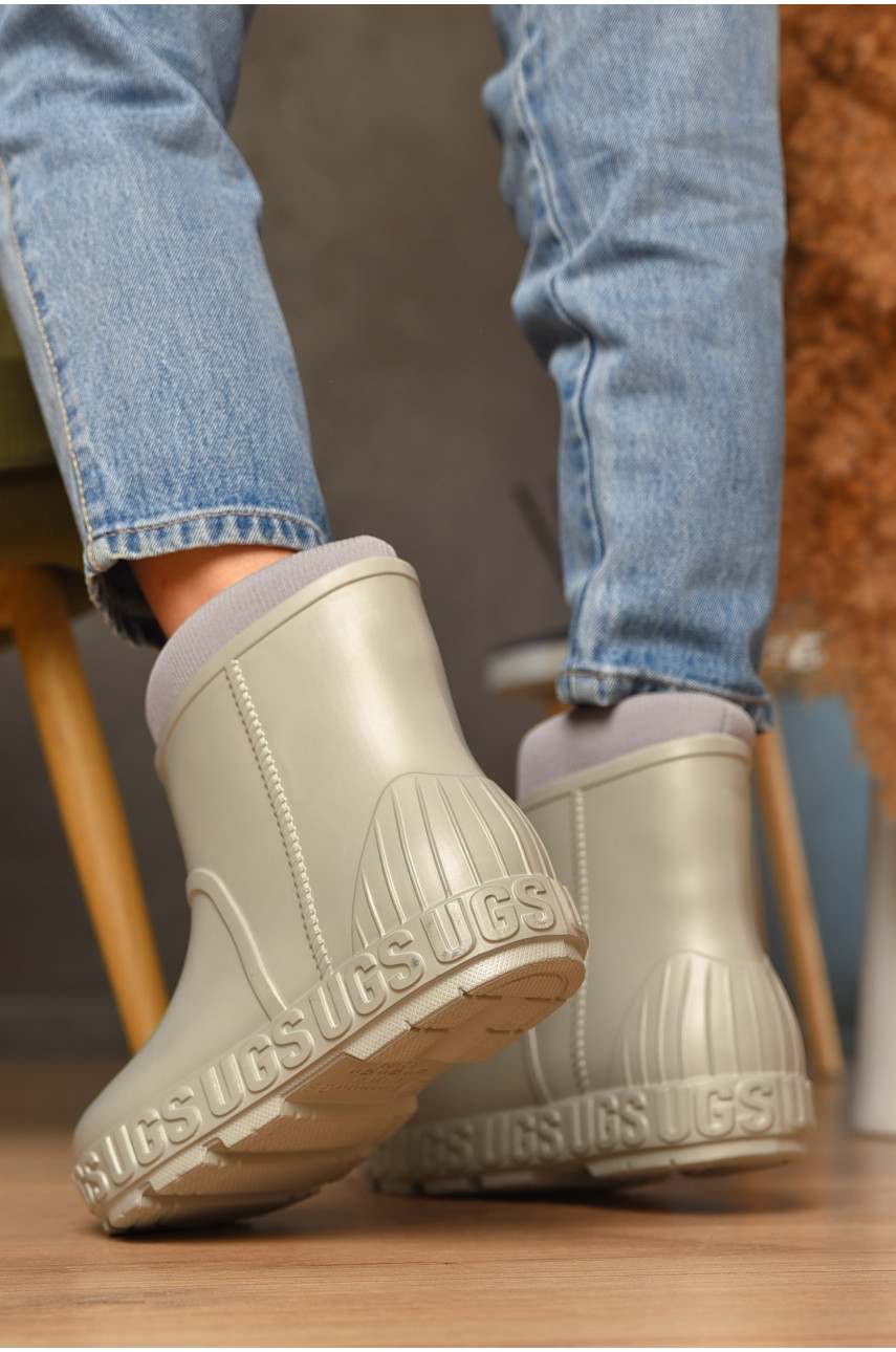 Галоши женские со съемным носком светло-серого цвета RD-662 206806