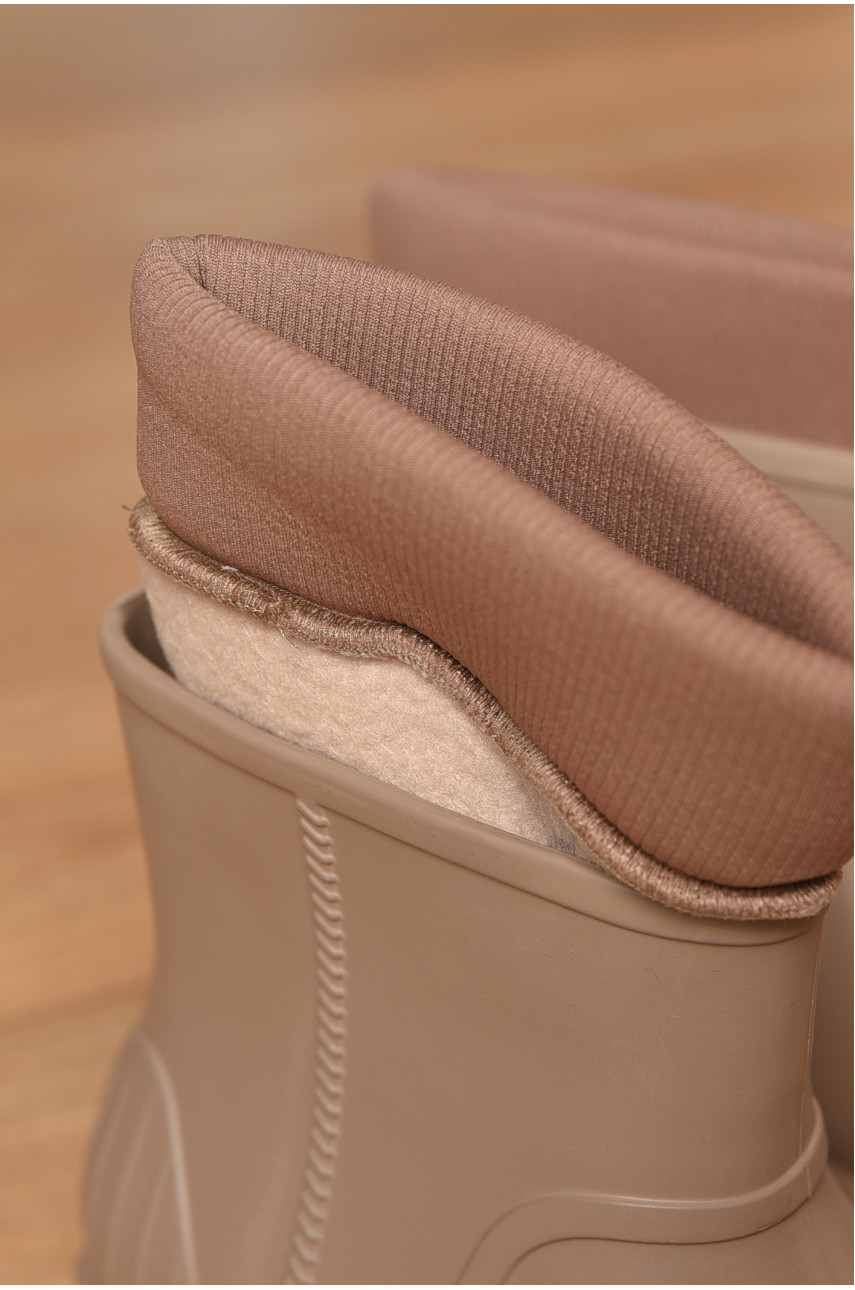 Галоши женские со съемным носком темно-бежевого цвета RD-662 206810 Галоши женские со съемным носком темно-бежевого цвета RD-662 206810