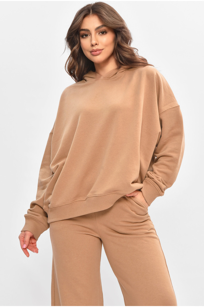 Худи женский темно-бежевого цвета 206819