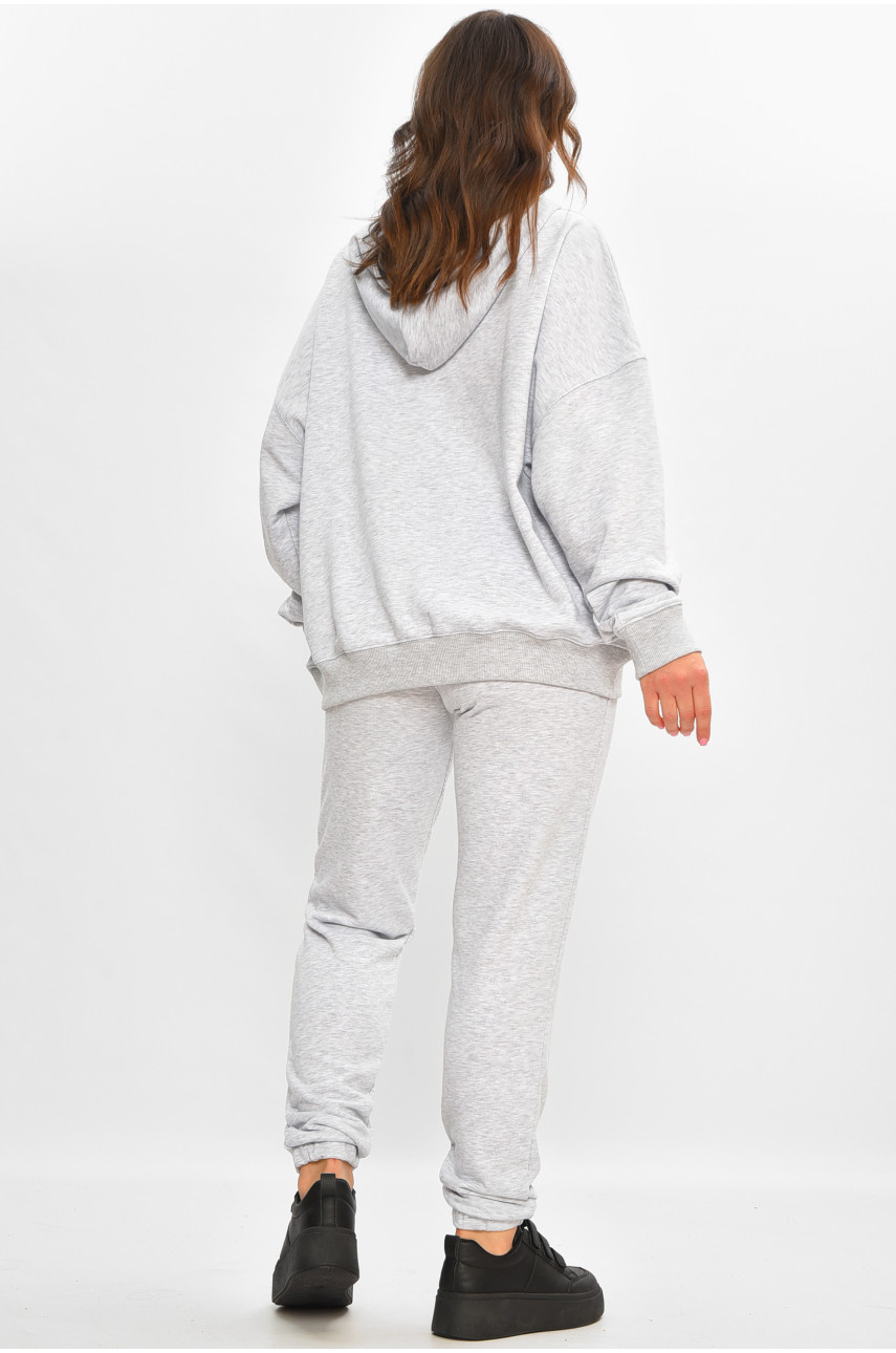 Спортивный костюм женский серого цвета 206847