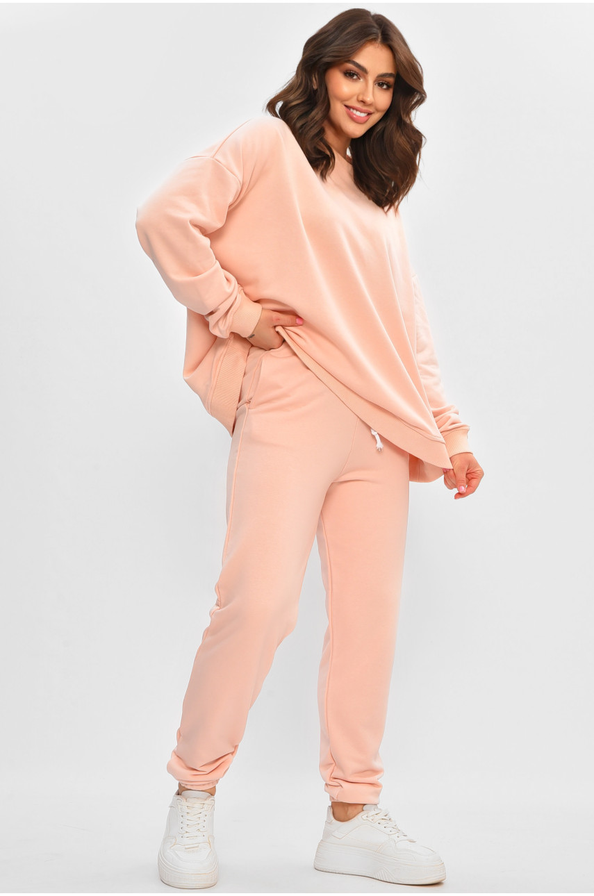 Спортивный костюм женский розового цвета 206879