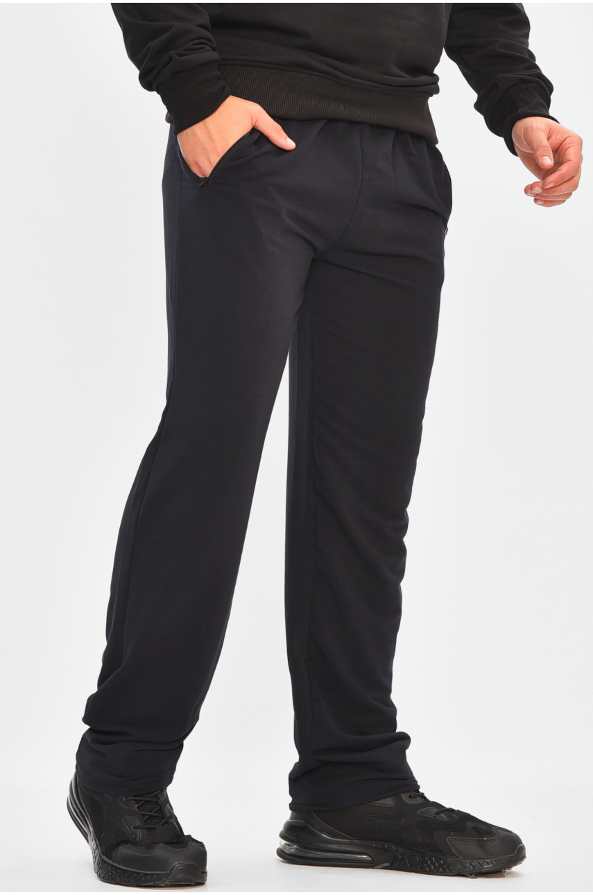 Спортивные штаны мужские тёмно-синего цвета 41277 206938