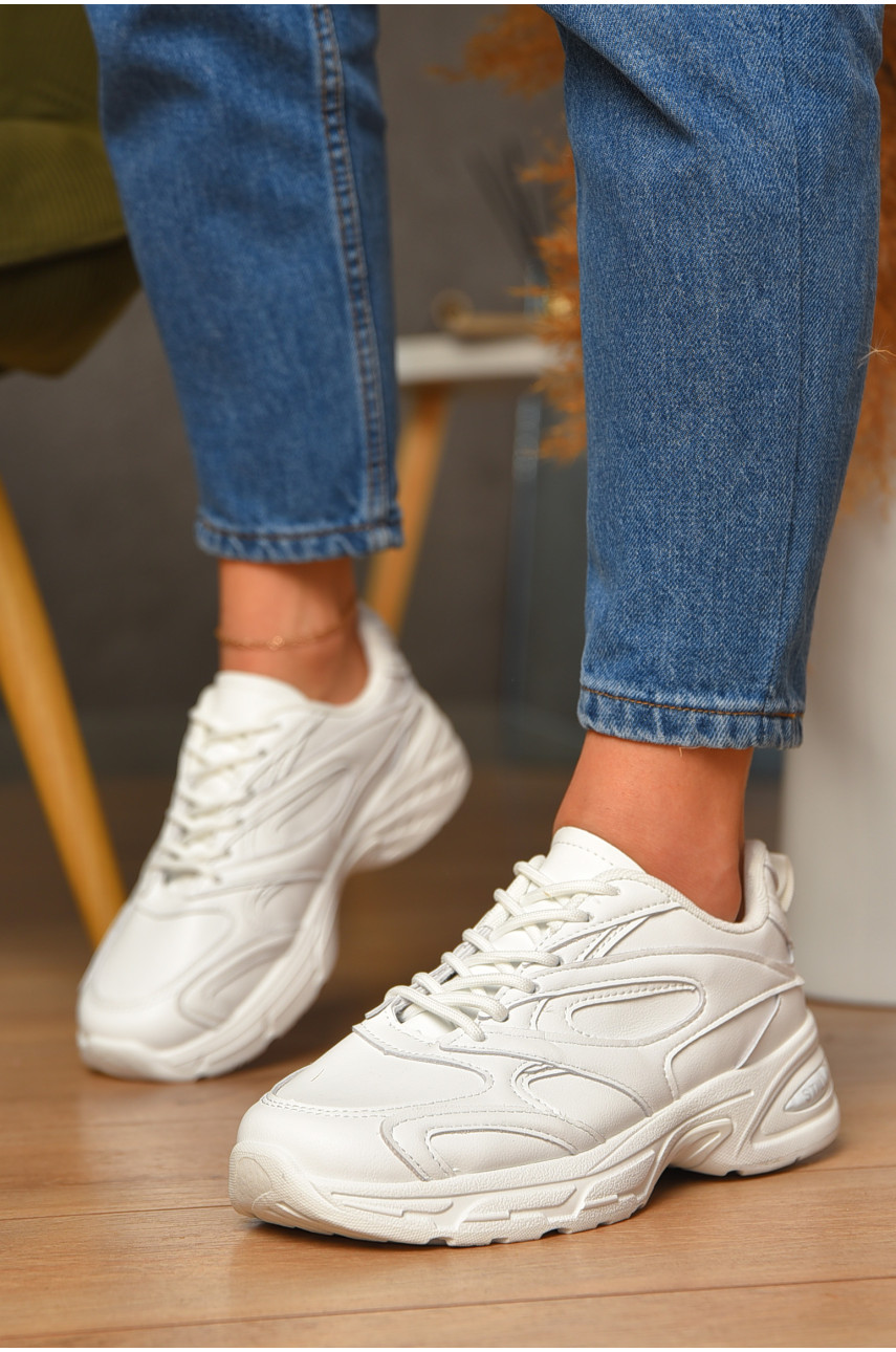 Кроссовки женские белого цвета N10-2 206947