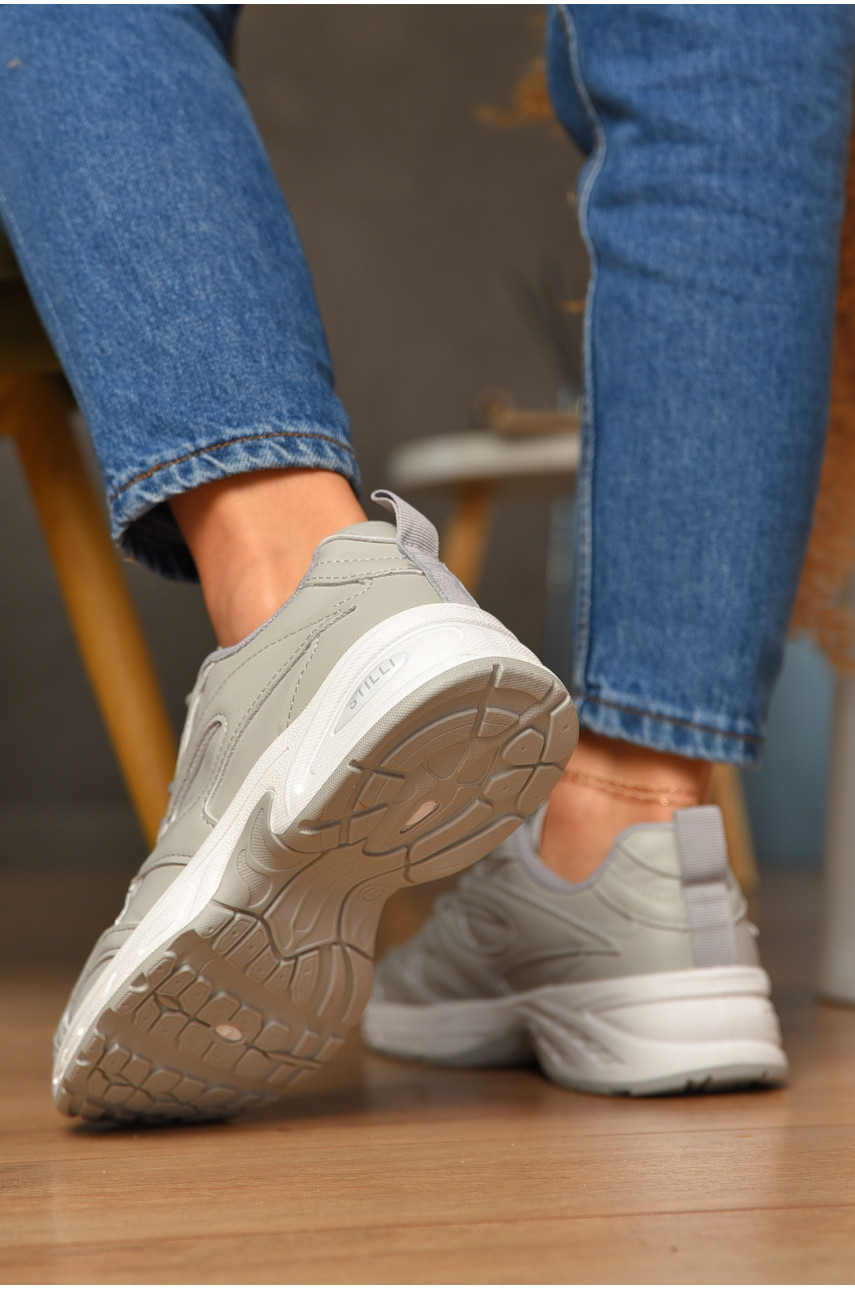 Кроссовки женские серого цвета N10-15 206951