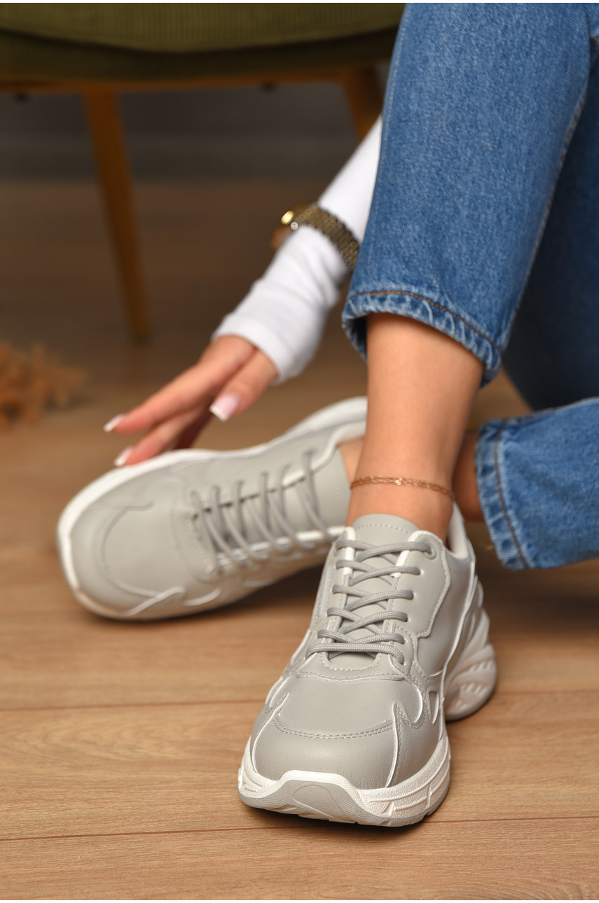 Кроссовки женские серого цвета N20-15 206953