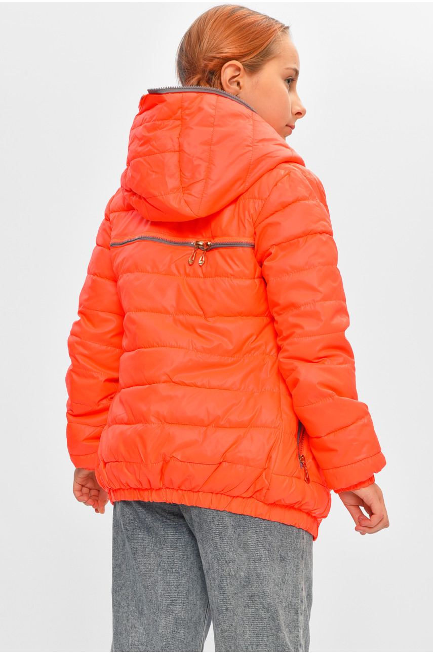 Куртка детская демисезонная ярко-оранжевого цвета 1850 206963