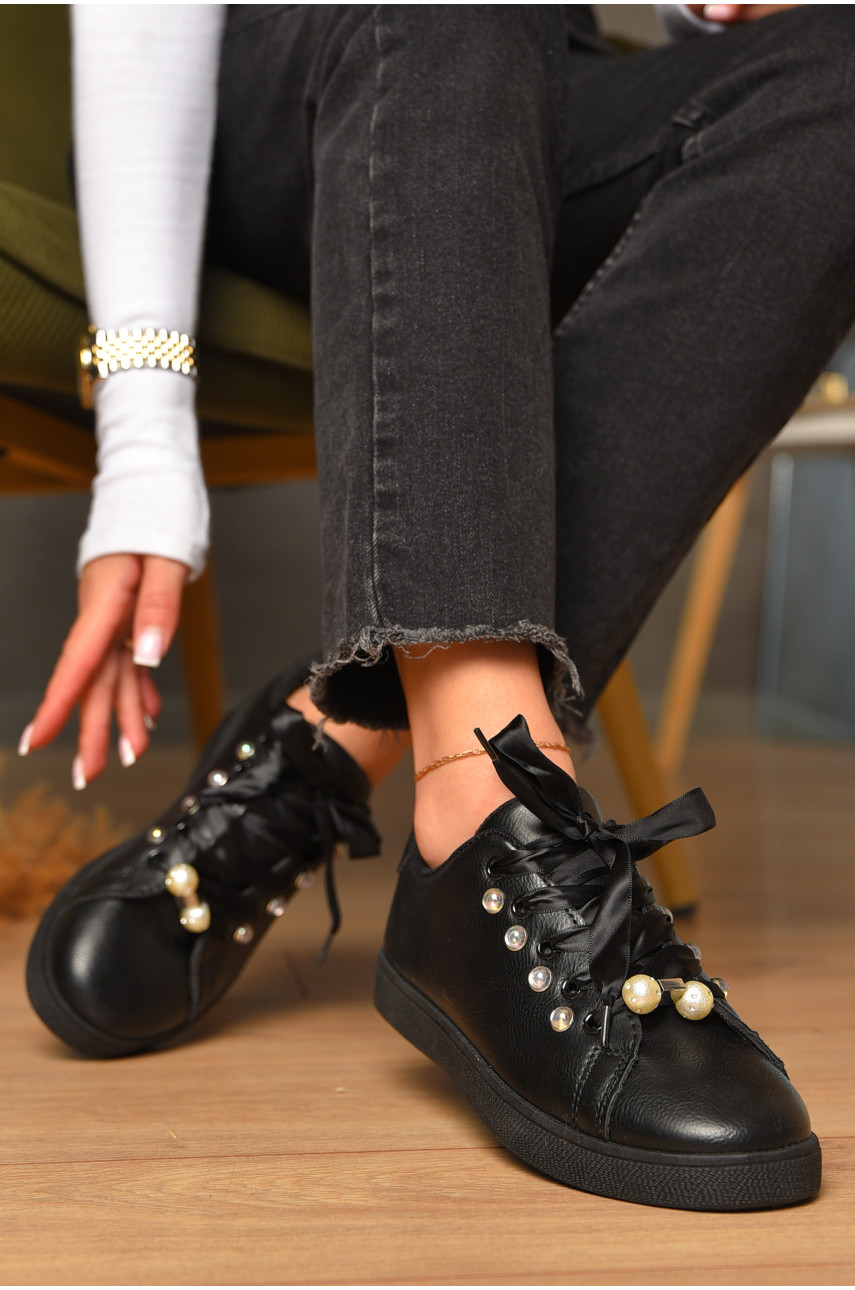 Кроссовки женские черного цвета 109 асорти 206973