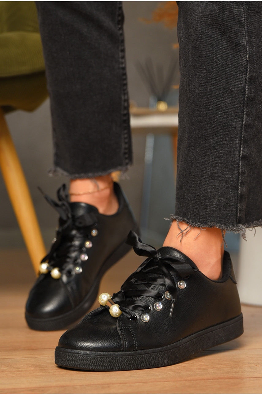 Кроссовки женские черного цвета 109 асорти 206973