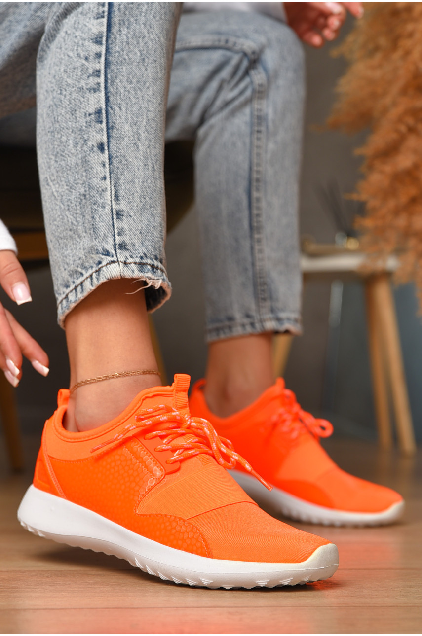 Кроссовки женские оранжевого цвета 996 206974