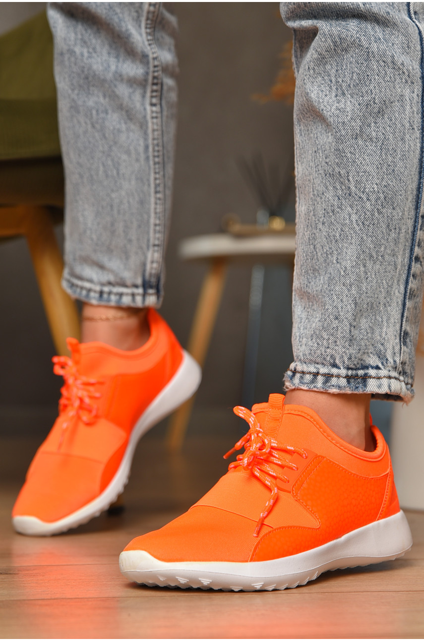 Кроссовки женские оранжевого цвета 996 206974