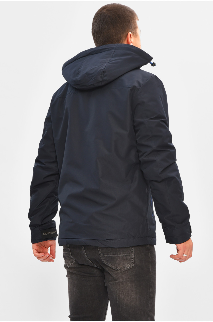 Куртка мужская демисезонная тёмно-синего цвета L-26175AL 206976