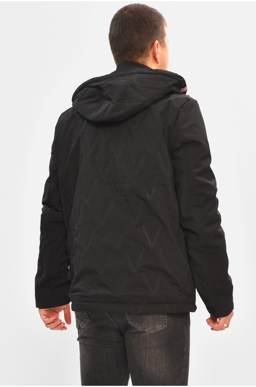 Куртка мужская демисезонная черного цвета L-9159AL 206979