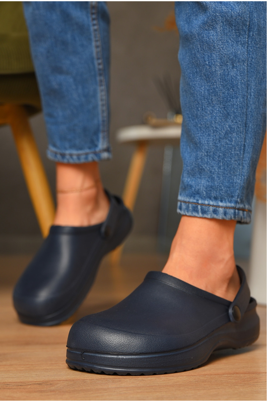 Крокси жіночі темно-синього кольору 6/1 206980