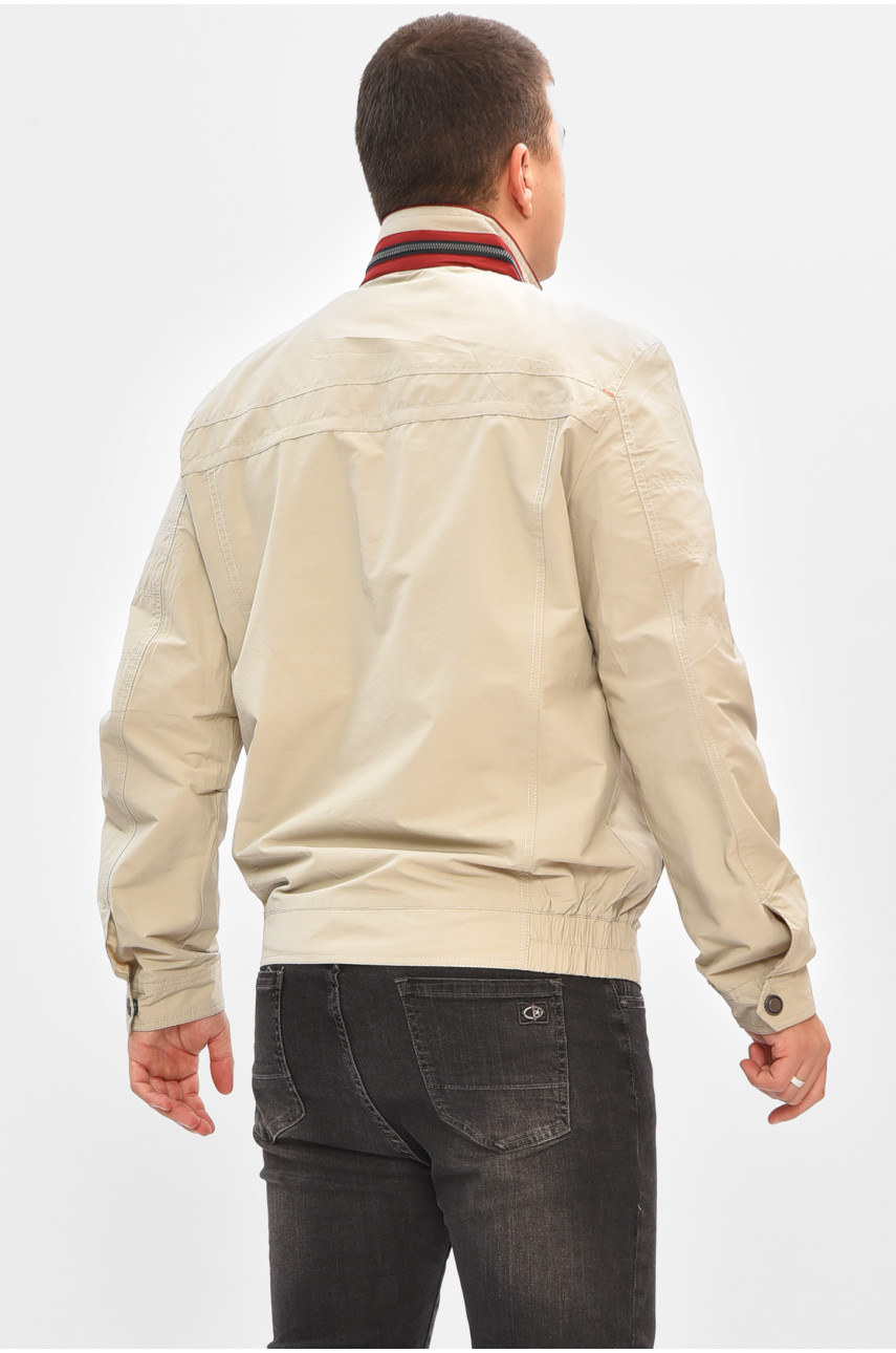 Ветровка мужская демисезонная серого цвета DY-1530 206990