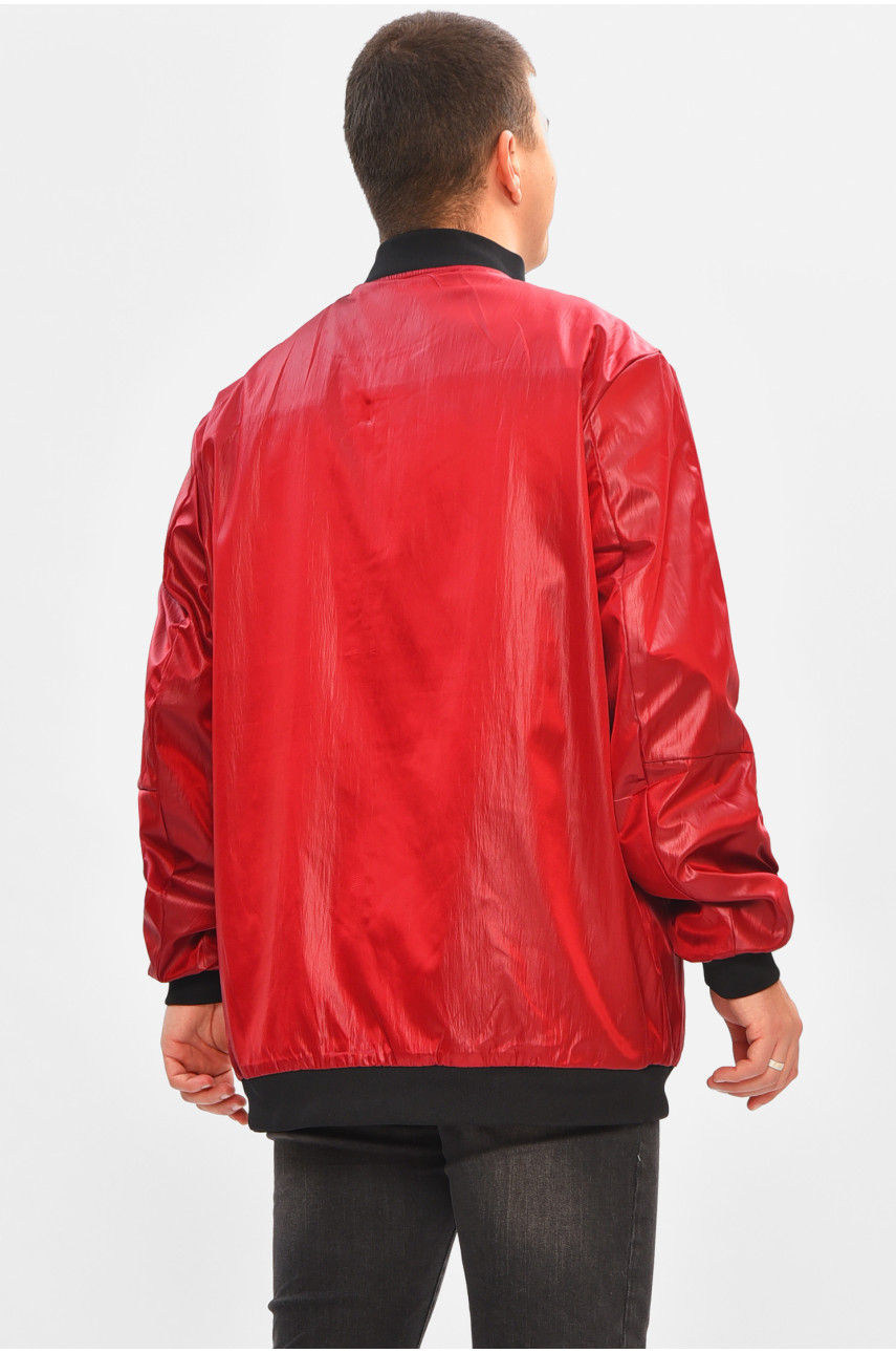 Ветровка мужская демисезонная полубатальная цвета хаки 7006 206997