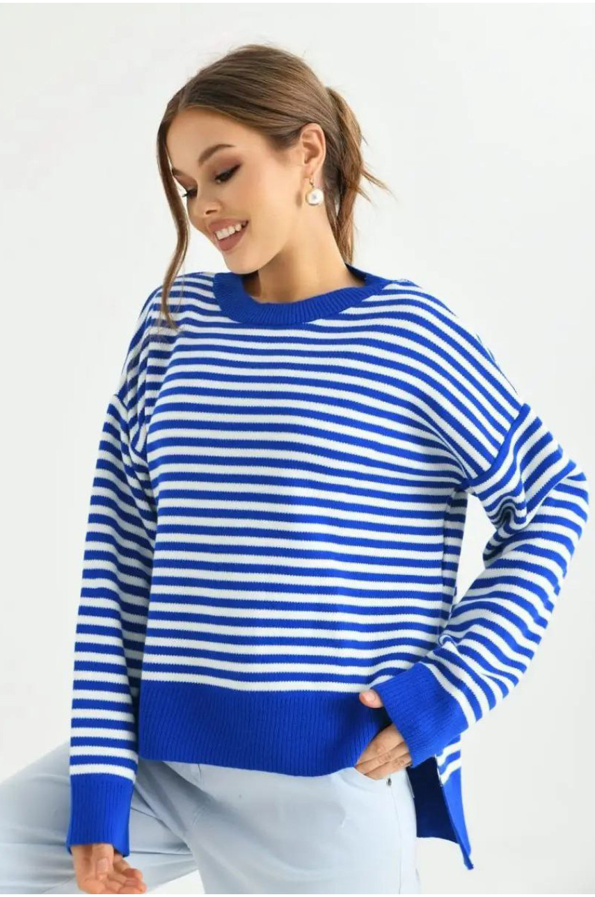 Светр жіночий синього кольору 207015