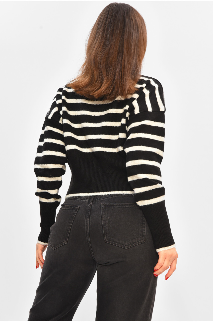 Свитер женский черного цвета 207024