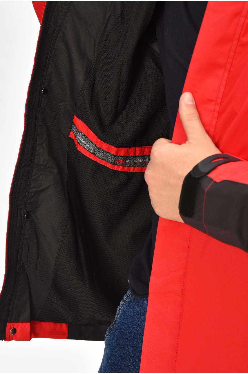 Куртка мужская демисезонная красного цвета Z-2515AL 207049