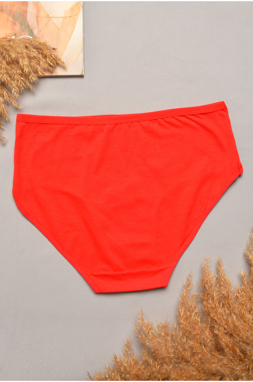 Трусы женские полубатальные красного цвета 4233 207066