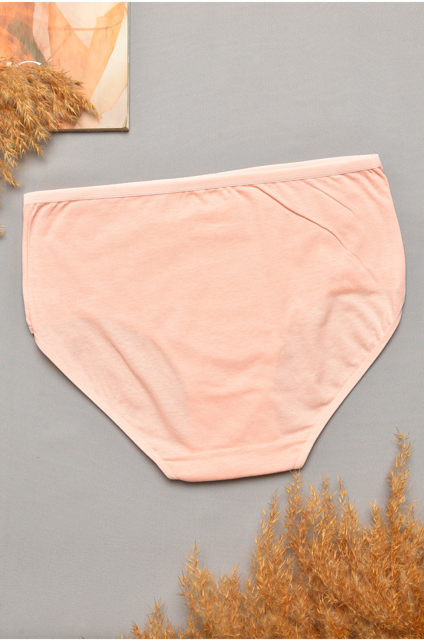 Трусы женские полубатальные пудрового цвета 4233 207068