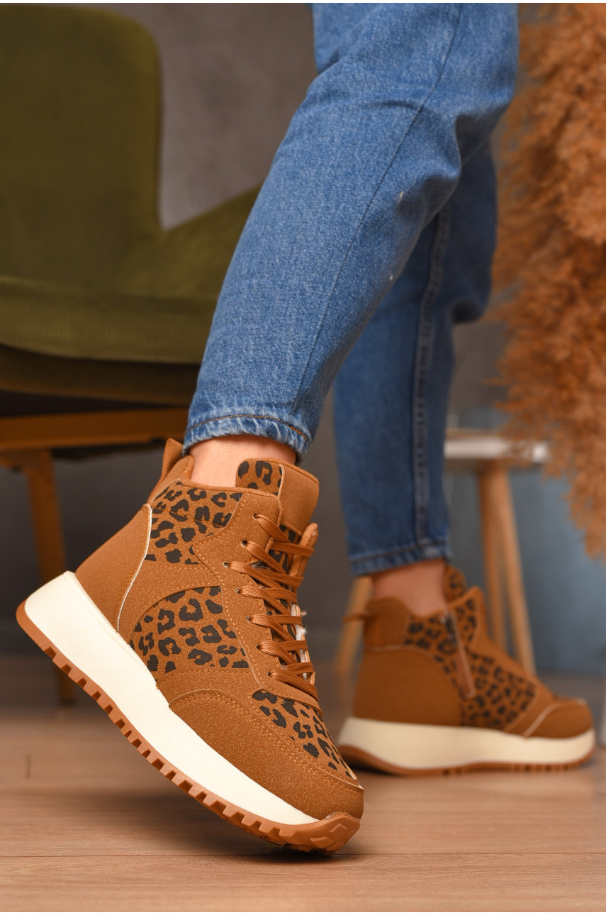 Кросівки зимові жіночі бежевого кольору К899-3 207069