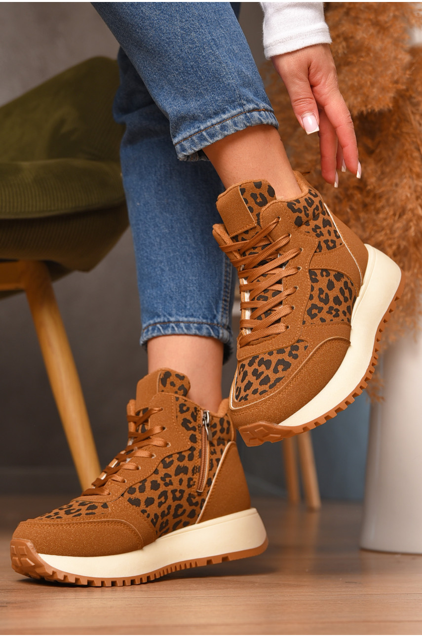 Кросівки зимові жіночі бежевого кольору К899-3 207069