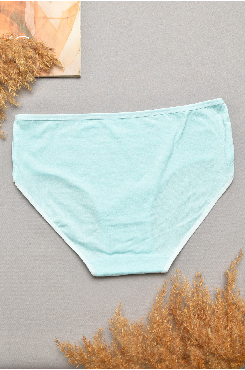 Трусы женские полубатальные голубого цвета 3279 207073