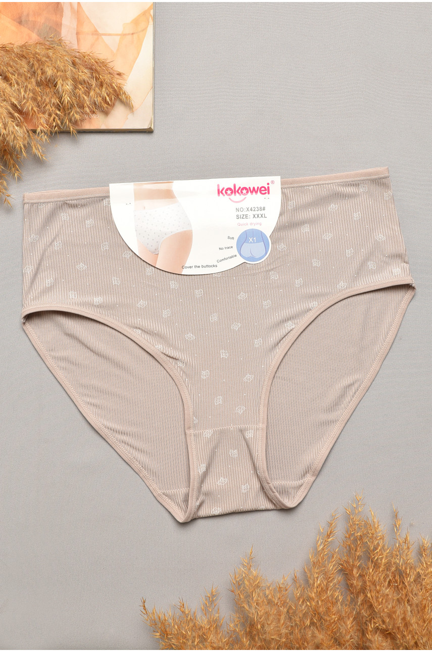 Трусы женские полубатальные сиреневого цвета 4238 207087