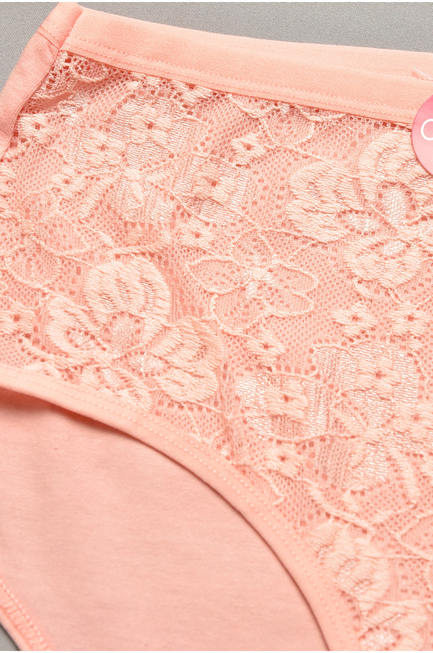 Трусы женские полубатальные розового цвета 3909 207092