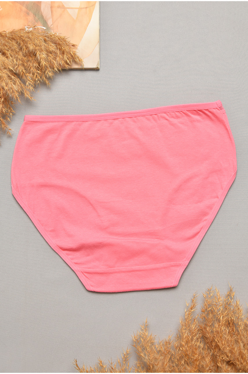 Трусы женские полубатальные розового цвета 3636 207106
