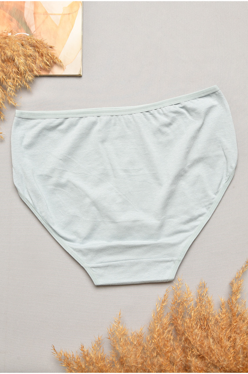 Трусы женские полубатальные мятного цвета 3636 207109