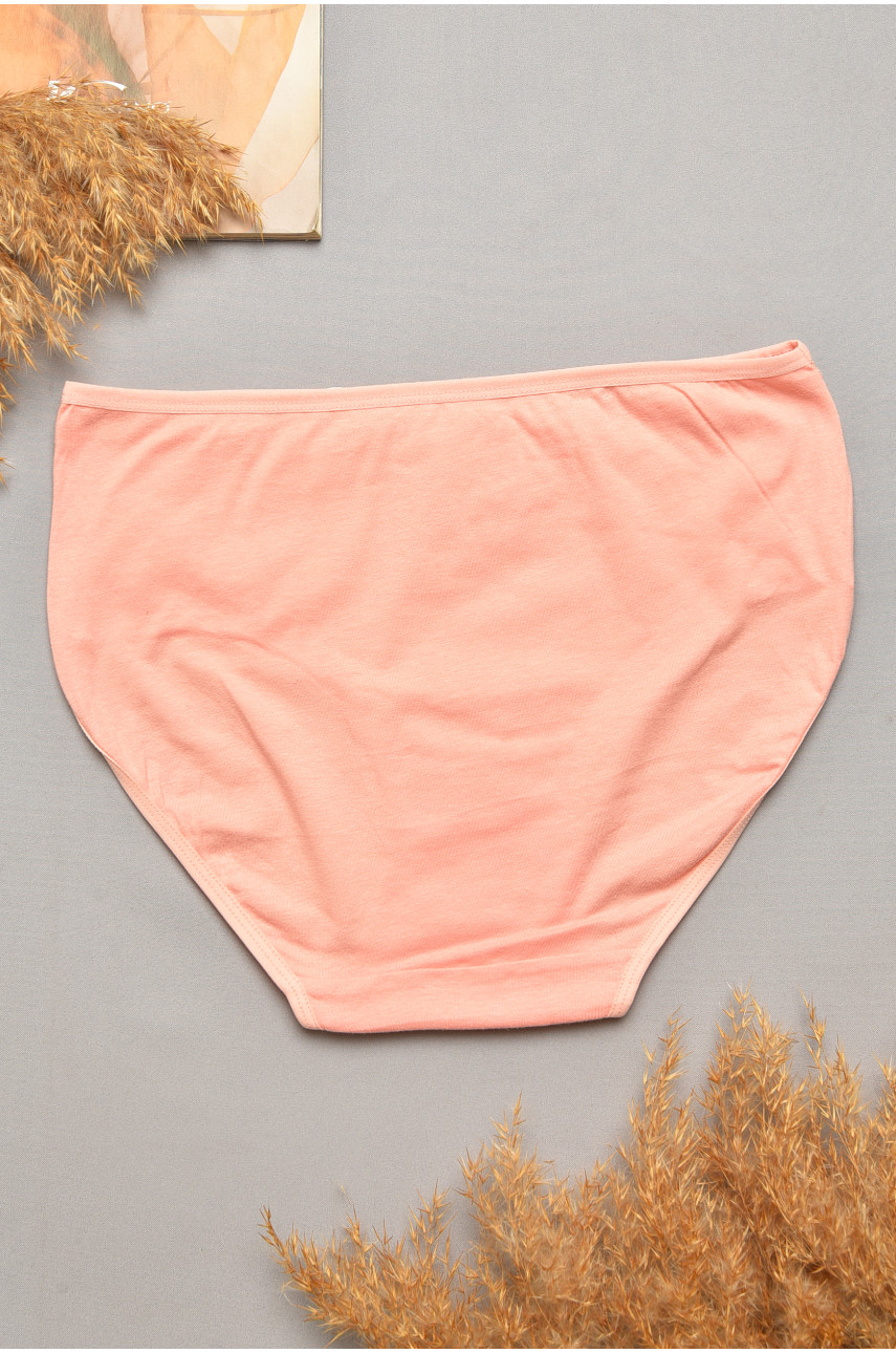 Трусы женские полубатальные пудрового цвета 3636 207111