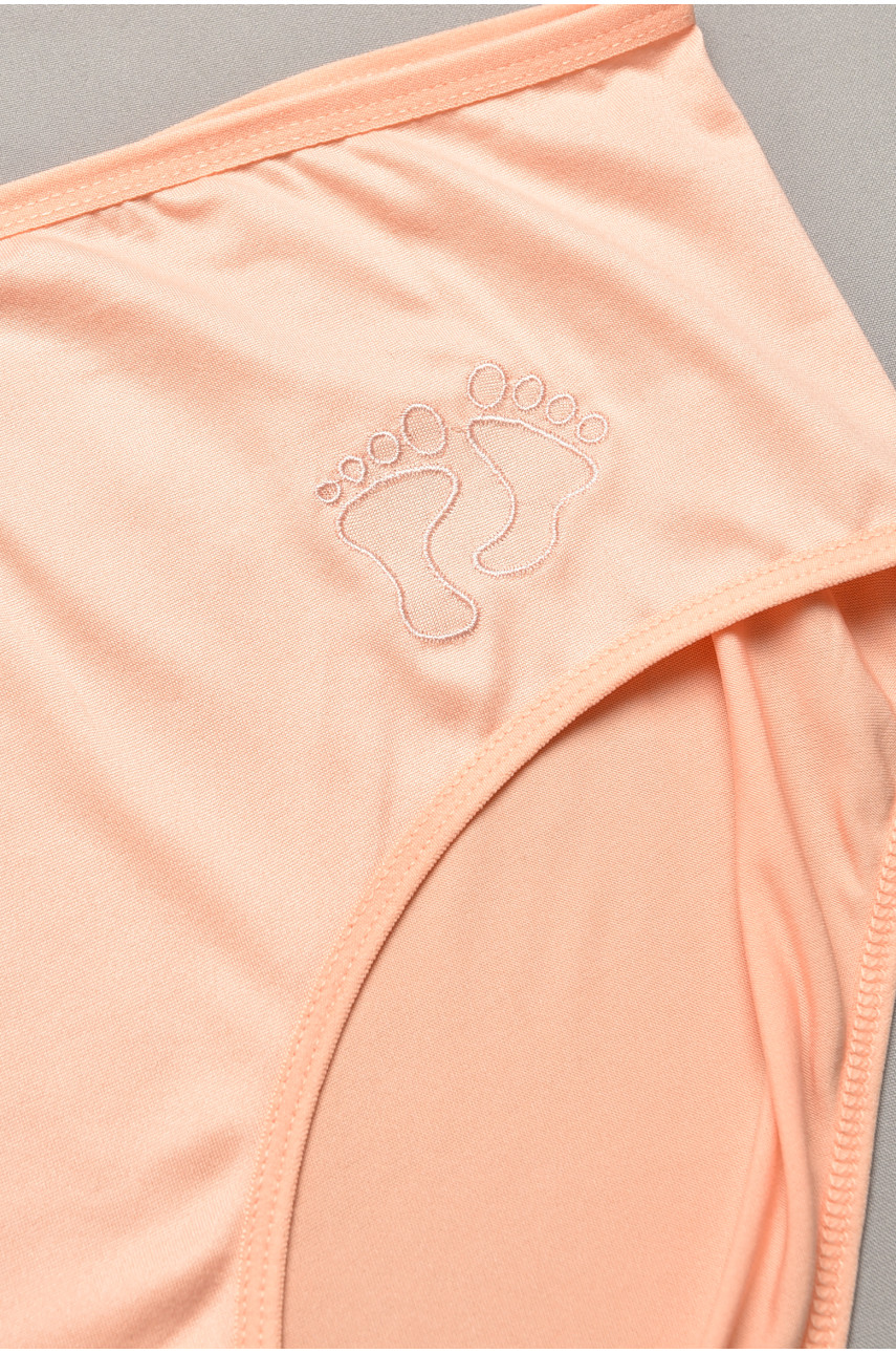 Трусы женские полубатальные персикового цвета 3163 207116