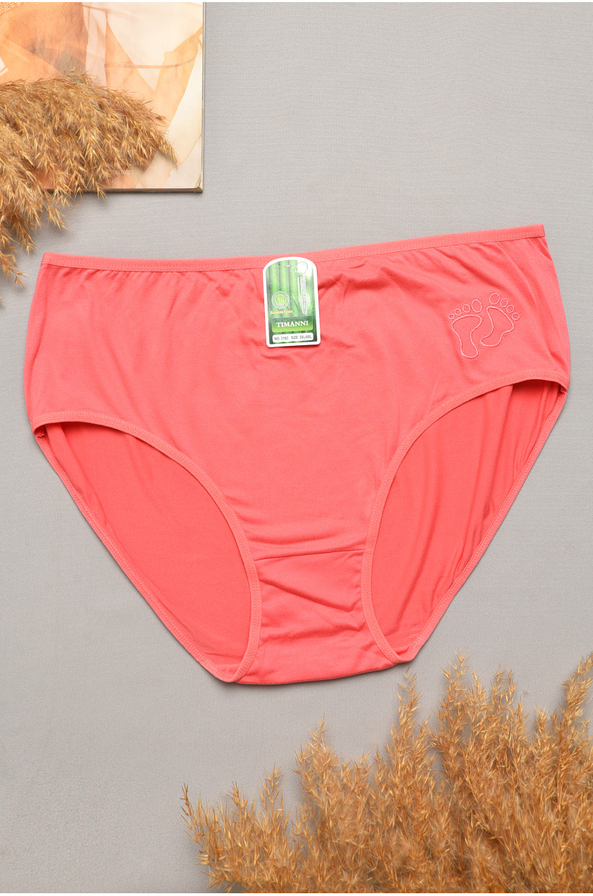 Трусы женские полубатальные розового цвета 3163 207117