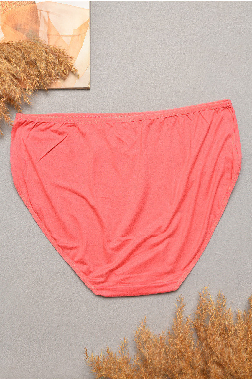 Трусы женские полубатальные розового цвета 3163 207117
