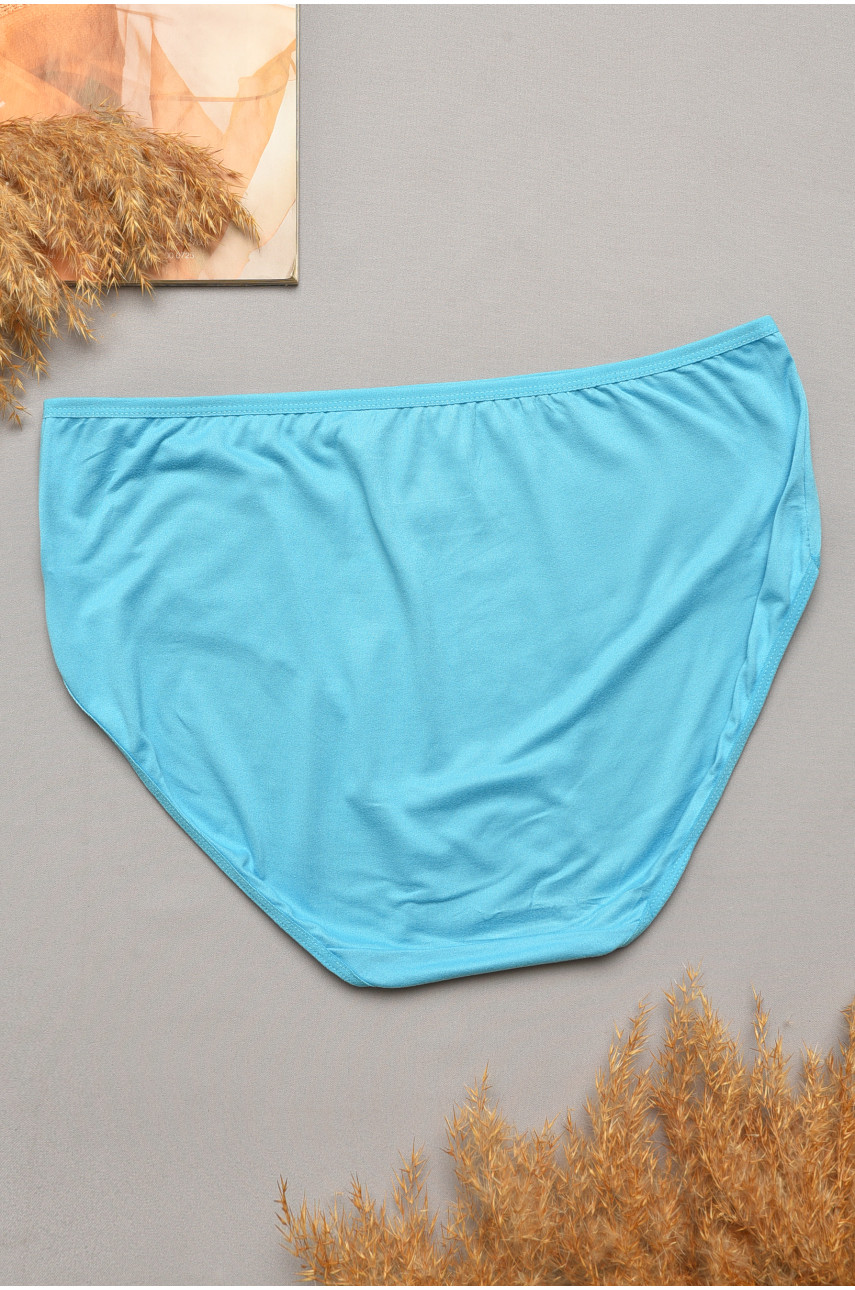 Трусы женские полубатальные голубого цвета 3163 207120