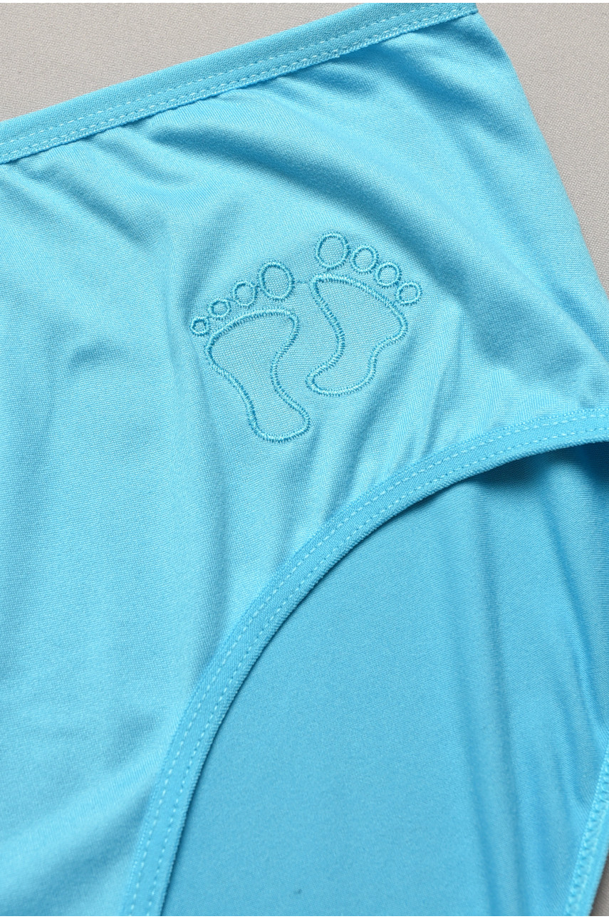 Трусы женские полубатальные голубого цвета 3163 207120