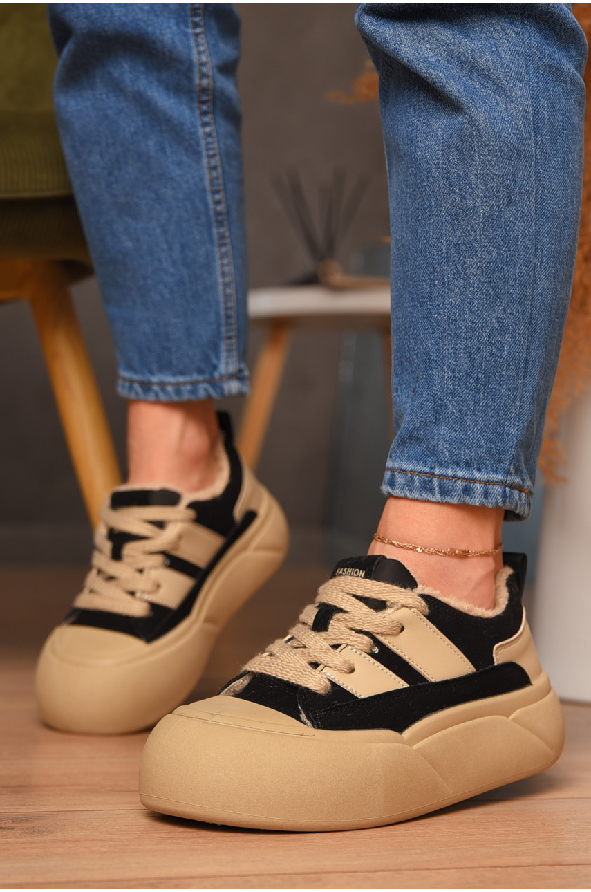 Кроссовки женские демисезонные черного цвета N003 207150