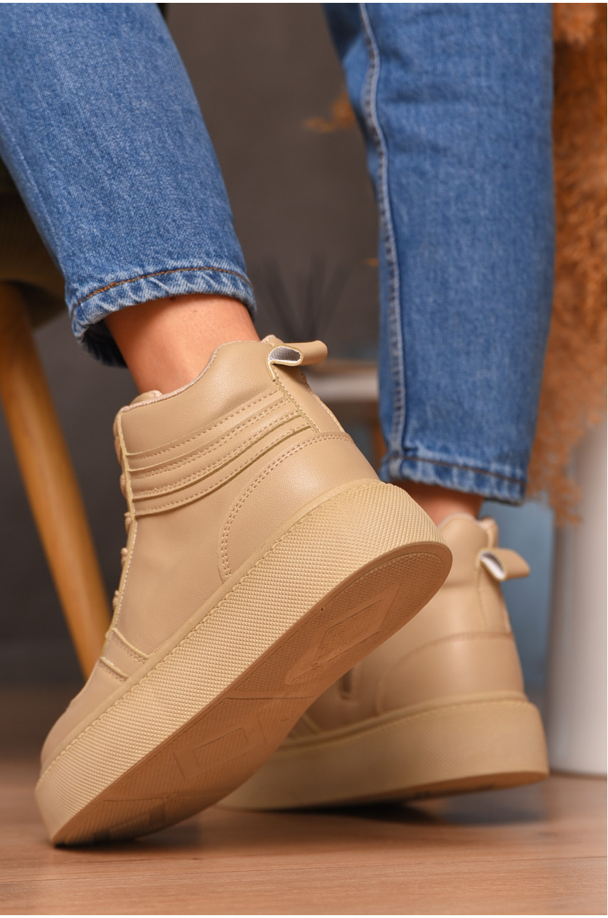 Ботинки женские демисезонные бежевого цвета RF 1595 207152