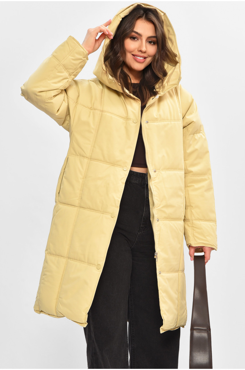 Куртка жіноча демісезонна бежевого кольору. 8832 207171